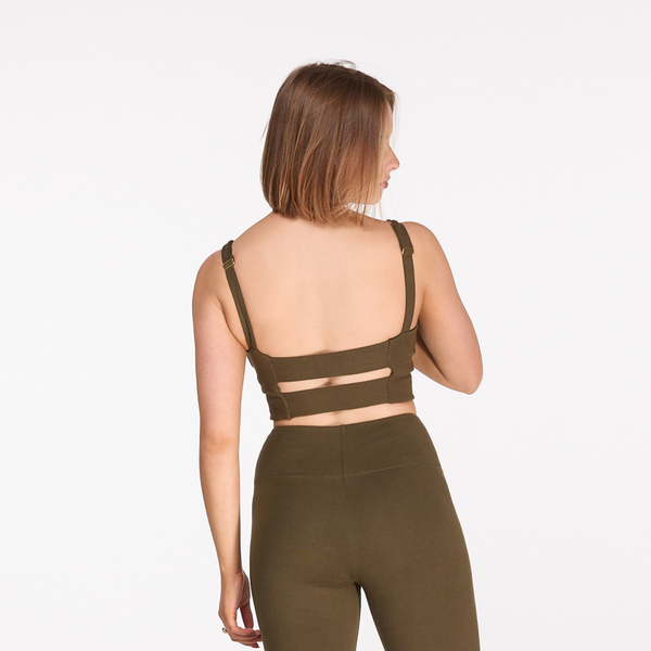 Lotus Bra | Khaki