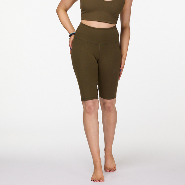 Power Bike Shorts 5" | Khaki