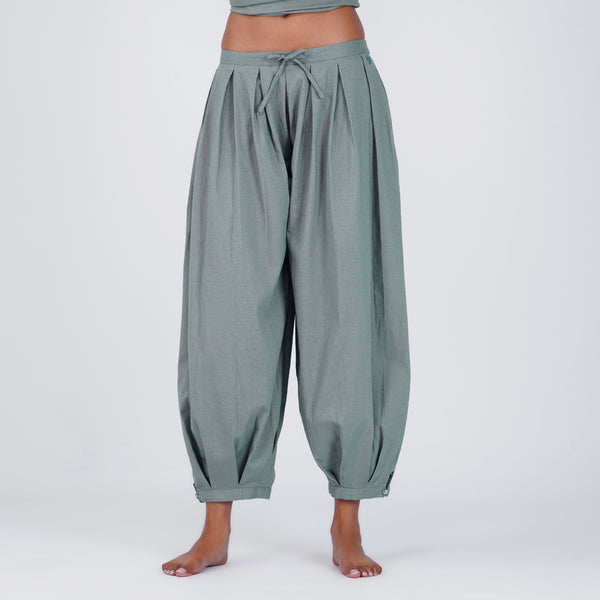 Women Cotton Yoga Pants Women Grey -Chakra