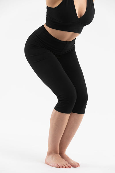 Asana Capri Leggings | Black