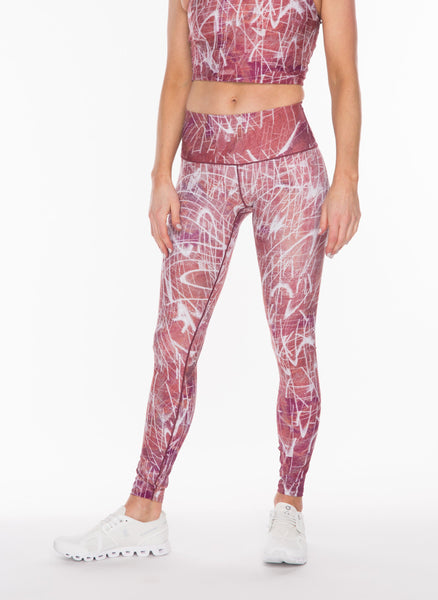 Clay Impress High-Waisted Yoga Pants