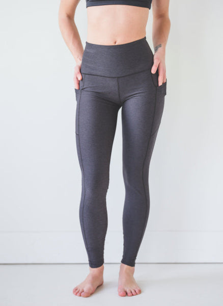 Coal Wander High-Waisted Pocket Yoga Pants