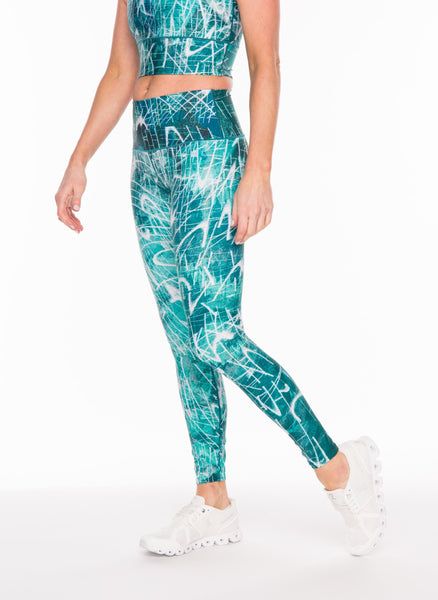Green Impress High-Waisted Yoga Pants