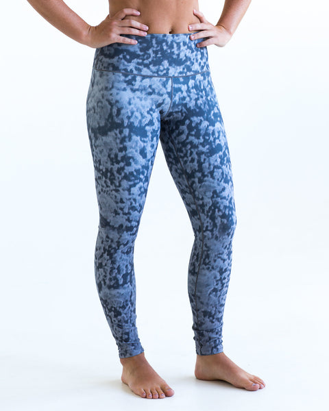 Grey Fog High-Waisted Yoga Pants
