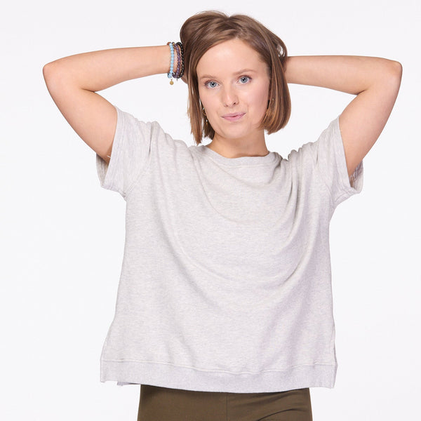 Shanti T-Shirt | Marl Grey