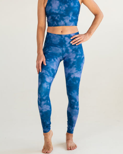 Indigo Fog High-Waisted Yoga Pants