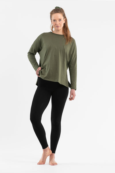Luna Long Sleeve Shirt | Khaki
