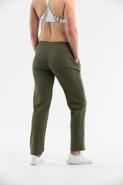 Luna Open Leg Pants | Khaki