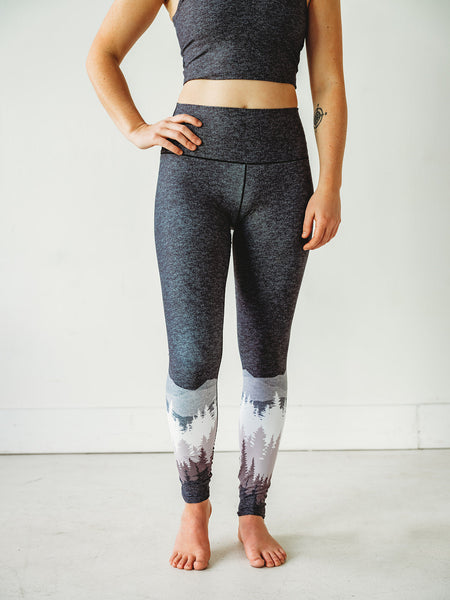 Mauve Summit High-Waisted Yoga Pants