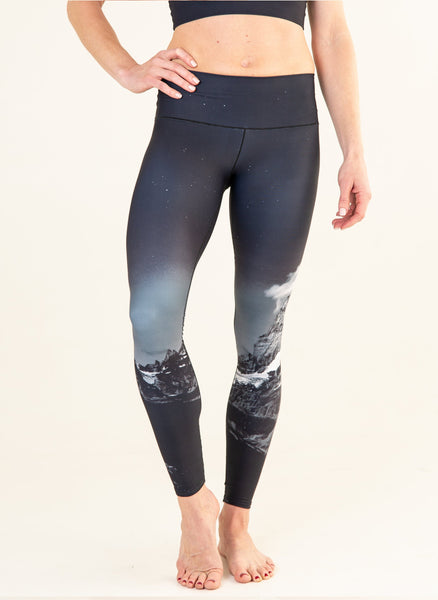 Midnight Mountain High-Waisted Yoga Pants