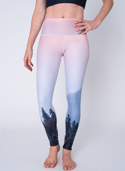 Mountain Twilight High-Waisted Yoga Pants