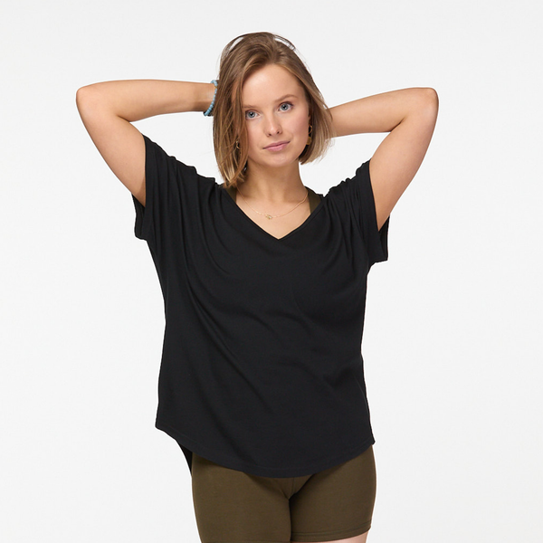 V-Neck T-Shirt | Black