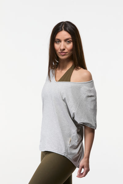 V-Neck T-Shirt | Grey