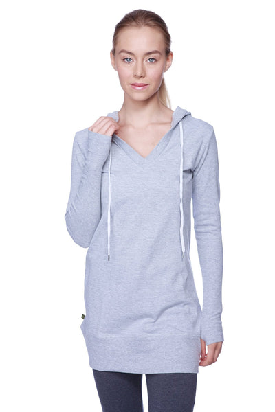 Women's Long Body Hoodie Top